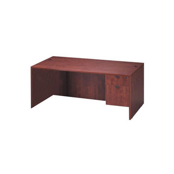 brownish red desk